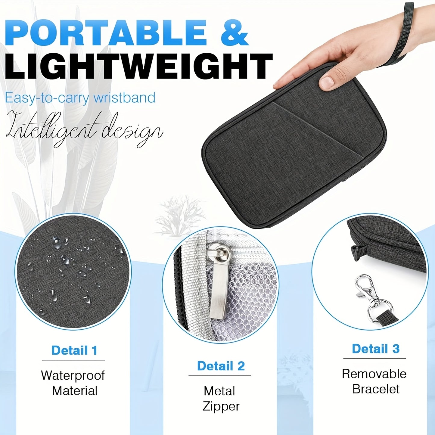 Passport Holder Family RFID Travel Document Organizer for Women Waterproof Passport Wallet Men Portable Case for Cards